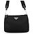 Saffiano Sac à épaule Prada Re-Nylon Noir