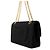 Borsa a tracolla con catena Chanel Matelassé in jersey di cotone nero - vista 2