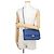 Borsa a tracolla Chanel Matelassé Blue - vista 5