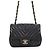 Borsa a tracolla Chanel Chevron Mini in pelle d'agnello Nero