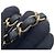 Borsa a tracolla Chanel Chevron Mini in pelle d'agnello Nero - vista 12