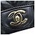 Borsa a tracolla Chanel Chevron Mini in pelle d'agnello Nero - vista 13