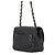 Borsa a tracolla Chanel Chevron Mini in pelle d'agnello Nero - vista 2