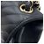 Borsa a tracolla Chanel Chevron Mini in pelle d'agnello Nero - vista 7