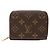 Monedero Zippy Monogram Louis Vuitton Castaño