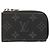 Louis Vuitton Monogram Eclipse Coin Purse Black