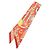 Hermès Hermes Twilly Harnais de Cur Scarf Muffler Roja Multicolor