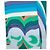 Hermès Twilly Brides de Gala Shadow Sciarpa/Foulard Blu Multicolore - vista 4