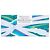 Hermès Twilly Brides de Gala Shadow Sciarpa/Foulard Blu Multicolore - vista 5