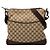 Borsa a tracolla Gucci GG Canvas Bianco Beige