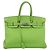 Hermès Borsa a mano HERMES Birkin 35 in pelle Taurillon Verde Argento Auth LN220SM - vista 2