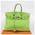 Hermès Borsa a mano HERMES Birkin 35 in pelle Taurillon Verde Argento Auth LN220SM - vista 39