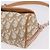 Sac Christian Dior Trotter Canvas Romantic Chain Bag PVC Ivory Silver Auth 206260SAM Argenté Écru - vue 16