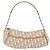 Sac Christian Dior Trotter Canvas Romantic Chain Bag PVC Ivory Silver Auth 206260SAM Argenté Écru - vue 3