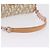 Sac Christian Dior Trotter Canvas Romantic Chain Bag PVC Ivory Silver Auth 206260SAM Argenté Écru - vue 7