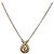 Collar Christian Dior metal Gold Tone Auth 206380