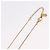 Collar Christian Dior metal Gold Tone Auth 206380 - vista 12