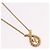 Collar Christian Dior metal Gold Tone Auth 206380 - vista 3
