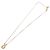 Collar Christian Dior metal Gold Tone Auth 206380 - vista 8