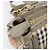 Borsa a mano BURBERRY Nova Check PVC 2way Beige Gold Auth 204398V D'oro - vista 21