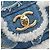 Borsa a tracolla con catena CHANEL Denim Blue Gold CC Auth 204897SM D'oro - vista 16