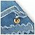 Borsa a tracolla con catena CHANEL Denim Blue Gold CC Auth 204897SM D'oro - vista 20