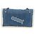 Borsa a tracolla con catena CHANEL Denim Blue Gold CC Auth 204897SM D'oro - vista 3