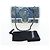 Borsa a tracolla con catena CHANEL Denim Blue Gold CC Auth 204897SM D'oro - vista 30