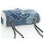 Borsa a tracolla con catena CHANEL Denim Blue Gold CC Auth 204897SM D'oro - vista 6