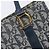 Borsa a mano Christian Dior Trotter Canvas Navy Gold Auth ep16121 D'oro Blu navy - vista 16