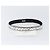 PRADA Bijoux Belt Satin 75/30 Black Silver Auth ki6885V Preto Prata - vista 12