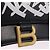 BALENCIAGA Borsa a Mano Small Hour Glass Pelle 2way Nero Oro 693546 Auth gh2347V - vista 19
