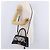 BALENCIAGA Borsa a Mano Small Hour Glass Pelle 2way Nero Oro 693546 Auth gh2347V - vista 32