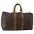 LOUIS VUITTON Monogram Keepall 45 Boston Bag M41428 LV Auth 201180 Monograma