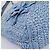Bolsa de Ombro Miu Miu Raffia Blue Silver Auth bs37118A Prata Azul - vista 11