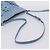 Bolsa de Ombro Miu Miu Raffia Blue Silver Auth bs37118A Prata Azul - vista 7