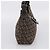 Borsa a tracolla FENDI Zucchino Canvas Mamma Baguette Marrone Argento Auth 204892V - vista 4