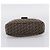 Borsa a tracolla FENDI Zucchino Canvas Mamma Baguette Marrone Argento Auth 204892V - vista 9