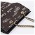 Borsa a mano con catena CHANEL Canvas Nero Tono Oro CC Auth mr2921A - vista 6