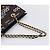 Borsa a mano con catena CHANEL Canvas Nero Tono Oro CC Auth mr2921A - vista 7