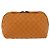 BOTTEGA VENETA INTRECCIATO Pouch Leather Orange Auth mr2980A Arancione - vista 3