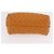 BOTTEGA VENETA INTRECCIATO Pouch Leather Orange Auth mr2980A Arancione - vista 7