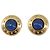 Orecchini CHANEL metallo Gold Tone CC Auth bs37295 - vista 2