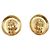 Orecchini CHANEL metallo Gold Tone CC Auth bs37295 - vista 3