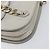 Borsa a tracolla con catena Jimmy Choo Pelle Silver Gold Auth 206104A Argento D'oro - vista 11