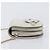 Borsa a tracolla con catena Jimmy Choo Pelle Silver Gold Auth 206104A Argento D'oro - vista 5