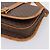 Céline Bolso de hombro CELINE Macadam Canvas PVC Leather Brown Gold Auth ep15969 Castaño Dorado - vista 10