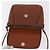 Bolsa de Ombro Burberrys em Couro Marrom Tom Dourado Auth BA16146 - vista 18