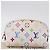 LOUIS VUITTON Monogram Multicolor Pochette Cosmetic PM White M47354 Auth mr3050V Bianco - vista 12