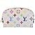 LOUIS VUITTON Monogram Multicolor Pochette Cosmetic PM White M47354 Auth mr3050V Bianco - vista 13